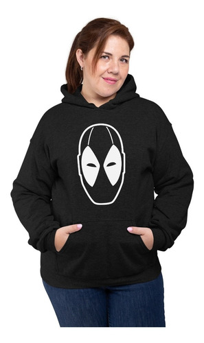 Dead Pool Sudadera Negra Para Dama/caballero 2xl Marvel