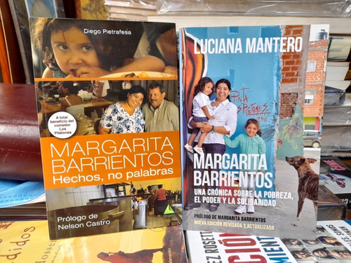Lote X 2 Libros Sobre Margarita Barrientos - Con Fotos