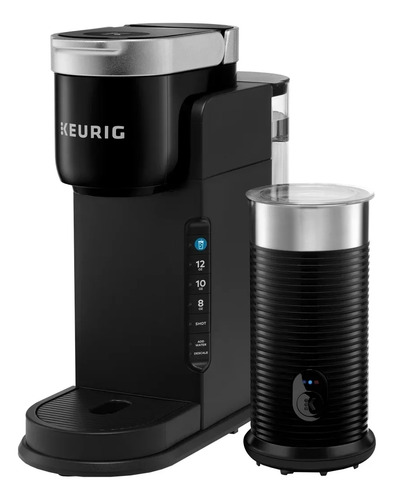 Cafeteira E Espumador Keurig Dose Única K-cafe Barista Bar Cor Preto 120v