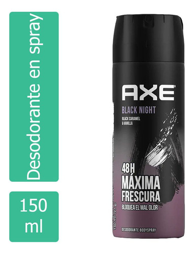 Desodorante Axe Men Blacknight Spray 1