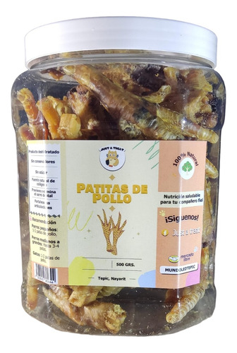 Premios Saludables Perros Patas Pollo Deshidratadas 500 G