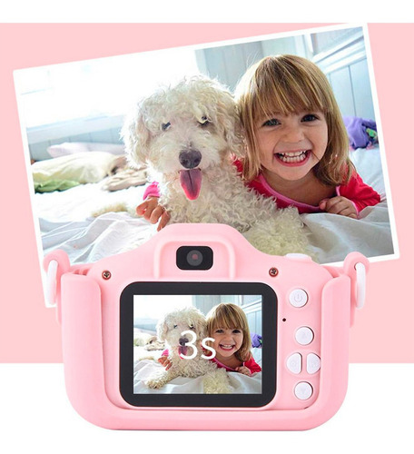 Imagen 4 de 10 de Cámara De Fotos Infantil Con Pantalla 2' Fácil De Usar Atrix