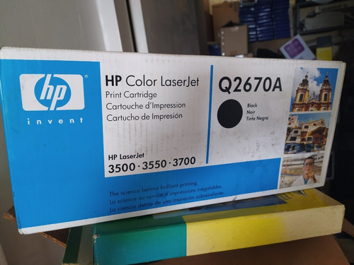 Hp Color Laserjet Toner Q2670a Serie: 3500-3550 Originales 