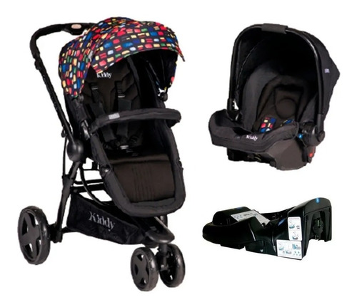 Cochecito Con Huevito Y Moises Bebe Kiddy Compass Plus White