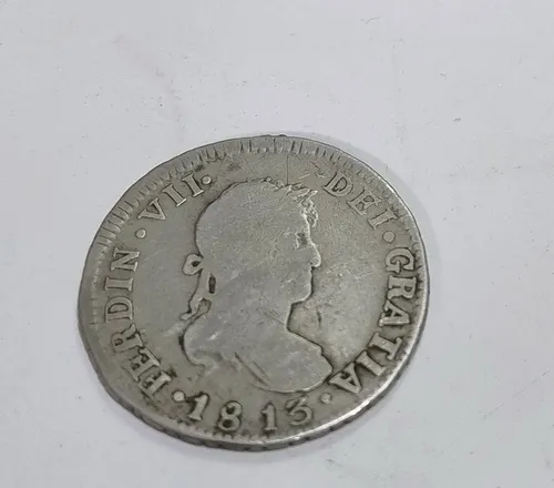 Moneda De Plata Ferdin Vii 1813 2 Reales (Usado)