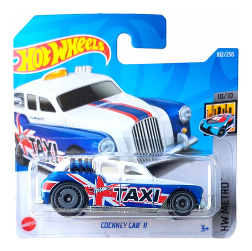 Hot Wheels - 10/10 - Cockney Cab Ii - 1/64 - Hcx10