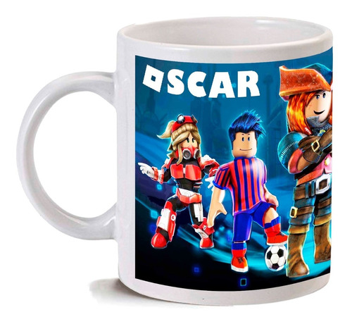 Taza Roblox Personalizada Con Tu Nombre