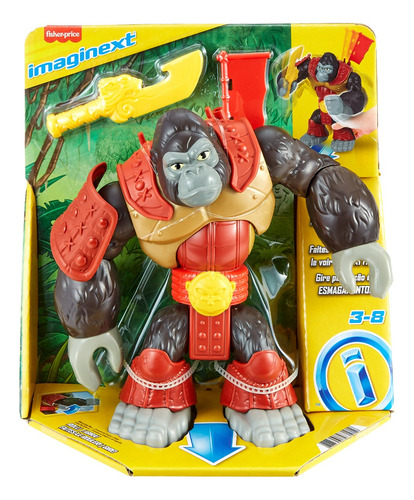 Imaginext Mundo Aventura Figura De Acción Gorila Samurai