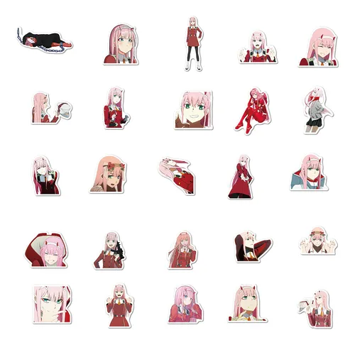 Pegatinas De Anime Darling In The Fanxx Zero Two 002 S, 50/1