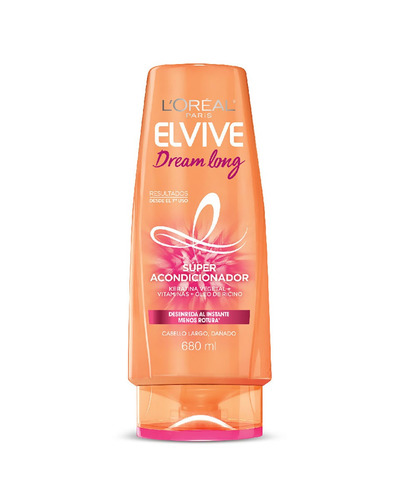 Imagen 1 de 1 de Acondicionador L'Oréal Paris Elvive Dream Long 680 ml