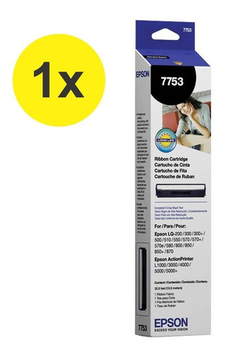 Imagem 1 de 1 de Fita Original Epson 7753 Lq-200 / Lq-870