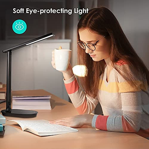 Lámpara De Escritorio Led, Lámparas De Mesa Con Protecció