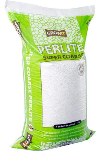 Perlita #2 Súper Gruesa Para Invernaderos Hidropónicos, Jard