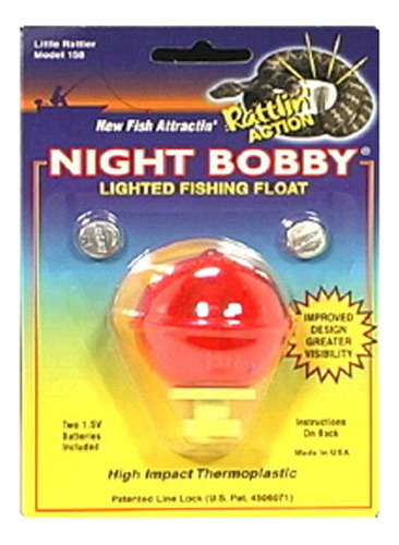 Flotador Pesca Iluminado Rojo 1-3 4 