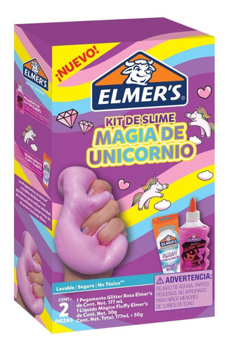 Kit De Slime Magia De Unicornio 2 Piezas