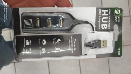 Concentrador Mini Hub 4 Puertos Usb 2.0