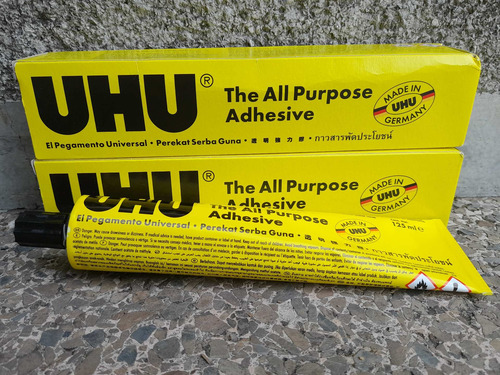 Imagen 4 de 6 de Pega Uhu Original 125ml Universal Multiuso Importada Nueva