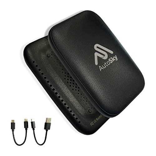 Autosky Carplay Inalámbrico Y Android Auto Ai Box Lite...