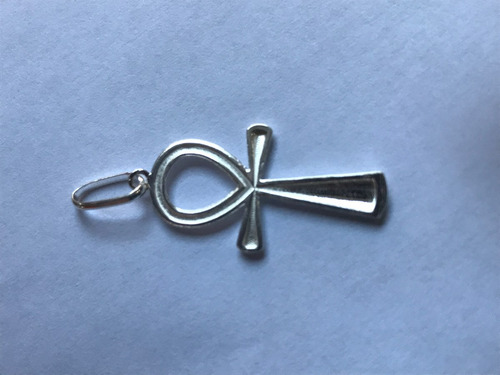 Pingente Cruz Ansata Ankh Prata 925 C/ Caixa Veludo