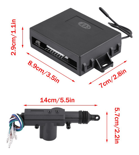 Kit De Control Remoto Sistema Antirrobo Seguridad Para Auto
