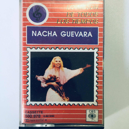 Nacha Guevara Lo Mejor De Todos Los Tiempos Cassette Nuevo