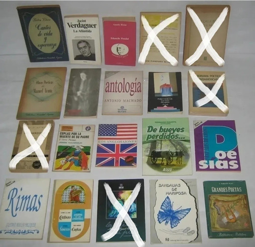 Lote De 14 Libros De Poesía Neruda Machado Ovidio Y Mas !!!