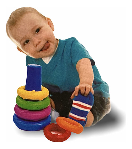 Kidz Time, Pila De 5 Aritos, Juego De 5 Aros