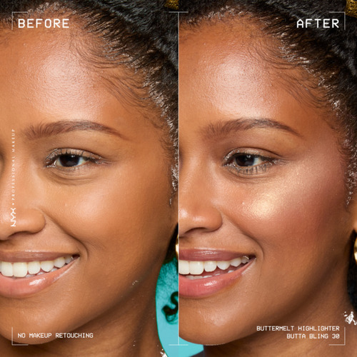 Nyx Makeup Buttermelt Highlight Iluminador Butta Bling Butta Bling