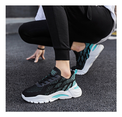 Tenis Correr Hombre Zapatos Casual Antideslizantes Comodos