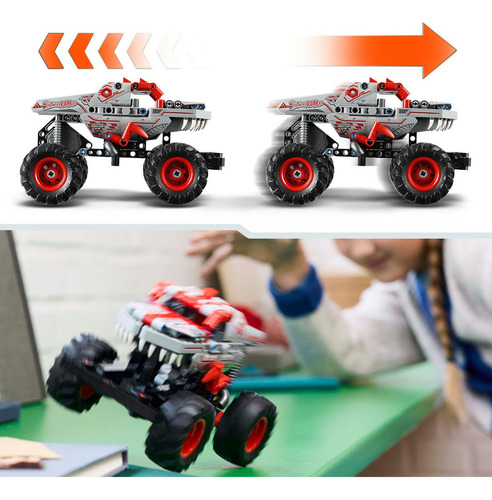 Figura 42200 Thunderroarus Motor De Carga Manual Lego 232 Lego Technic