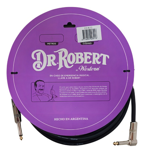 Cable Plug Recto - Plug Angular Dr Robert 60m Dr-rl60
