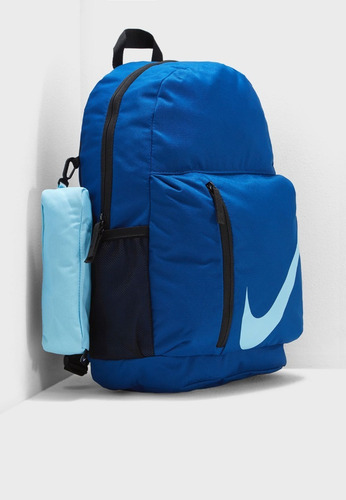 Mochila Nike Elemental Con Cartuchera Azul Nueva Original