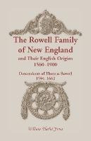 Libro The Rowell Family Of New England And Their English ...