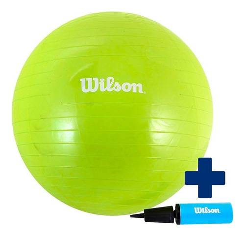 Pelota De Pilates Wilson Yoga Gym 65cm + Inflador - El Rey