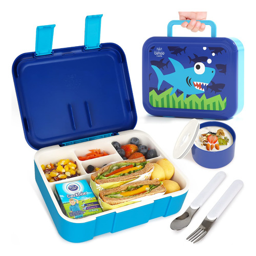 Lonchera Lehoo Castle Bento Para Niños Y Niñas, 1250 Ml, Con
