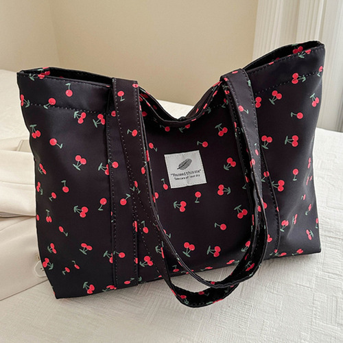 Para Bolso De Hombro A51b Con Estampado De Cerezas De Gran