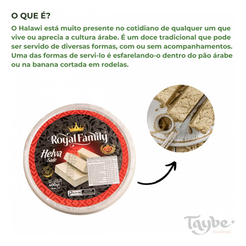 Halawi Doce Tradicional Árabe Importado 400g Halva