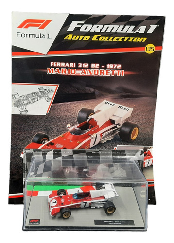 Formula 1 Auto Collection Ferrari 312 B2 1972 Mario Andretti