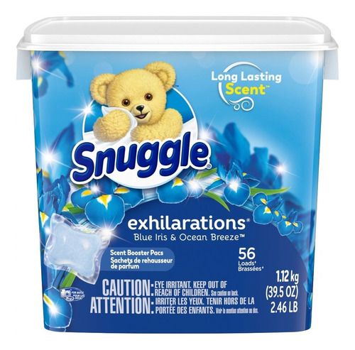 Suavizante De Tela Snuggle Exhilaration Aromatizante 1.12kg