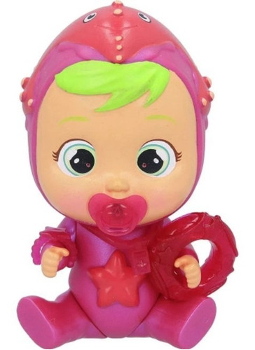 Muñeca Cry Babies Bebés Llorones Lágrima Rosa Sorpresas