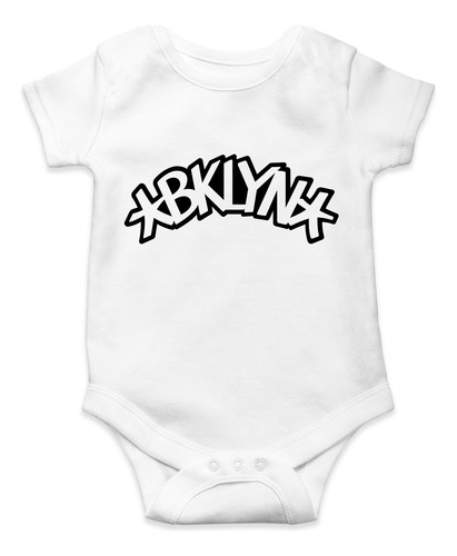 Body Para Bebé Personalizado Brooklyn Nets Logo Bklyn