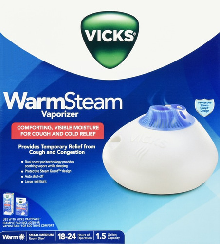 Vaporizador Vicks 1.5gl Hasta 24 Horas De Uso Continuo