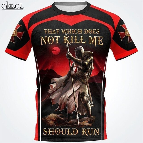 Hx Popular Caballeros Templarios Nuevo Camiseta Impresión 3d 