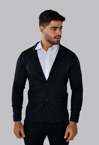 Blazer Masculino Slim Elastano 12x Sem Juros Frete Grátis 