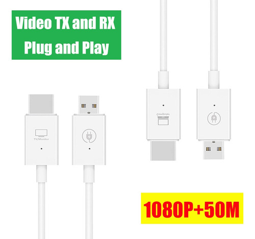 Extensor De Transmisor Y Receptor De Video Hdmi Inalámbrico