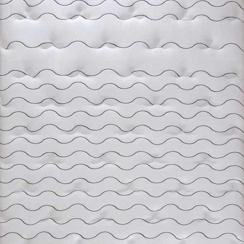 Colchón Individual Resortes Therapedic Baltra 33 Cm Medio Color Gris Oscuro