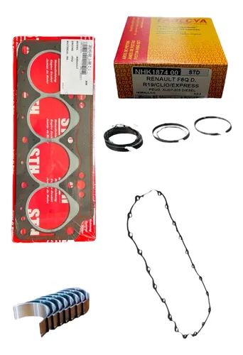 Juego De Aros Recambio Hidráulicos Renault F8q Std + Rep Vs