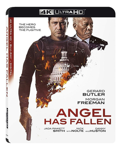 Agente Bajo Fuego Morgan Freeman Pelicula 4k + Blu-ray 
