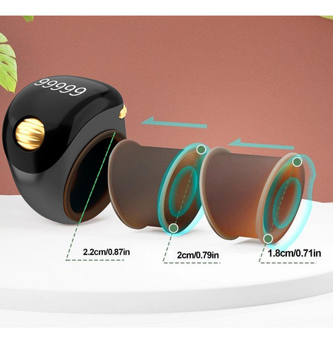 Yfyf Finger Counter Clicker Contador Anillo Tally Counter