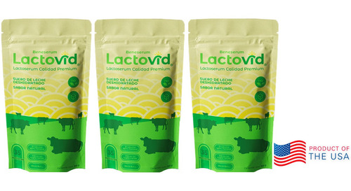 3 Lactovid Lactoserum - 1.05 Kilos Total Envío Gratis